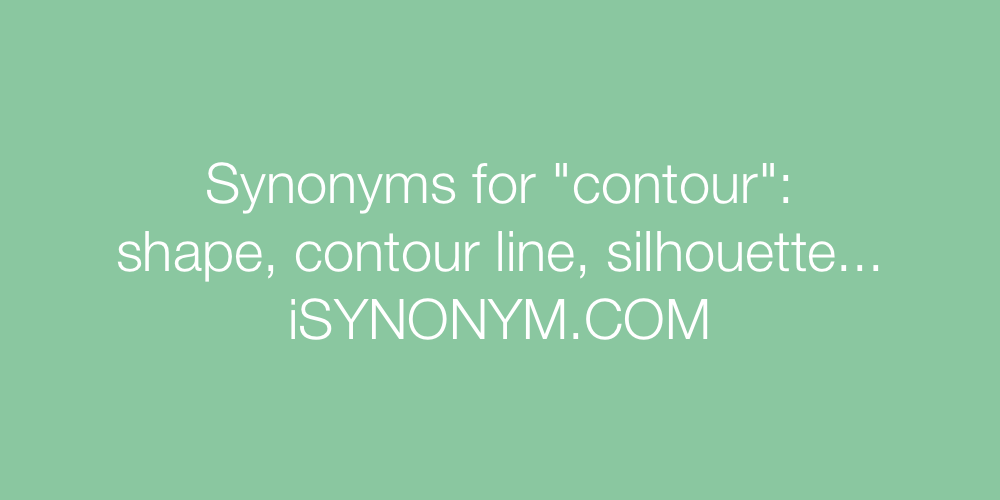 Synonyms contour
