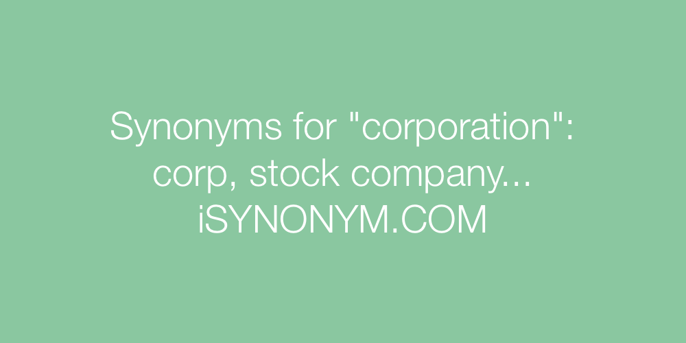 Synonyms corporation