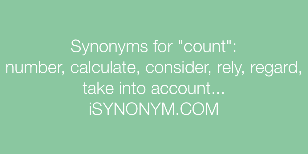 Synonyms count