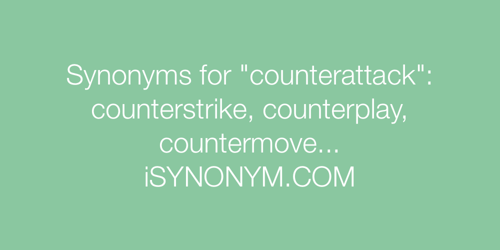 Synonyms counterattack