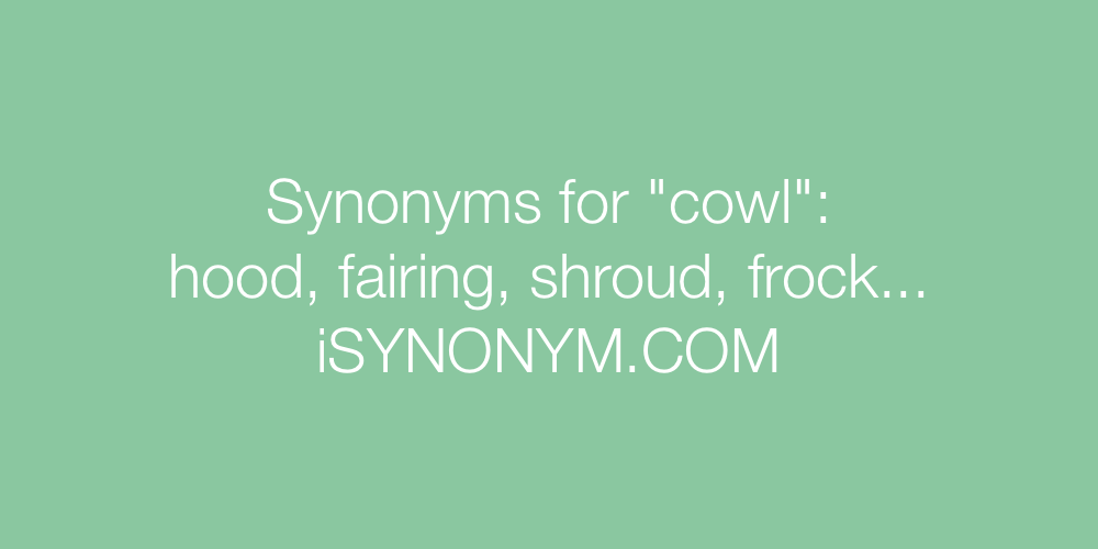 Synonyms cowl
