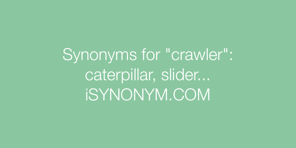 Synonyms crawler