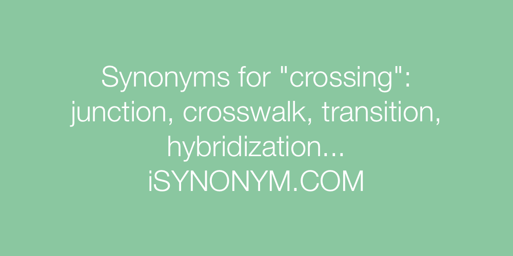 Synonyms crossing