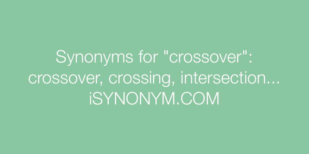 Synonyms crossover