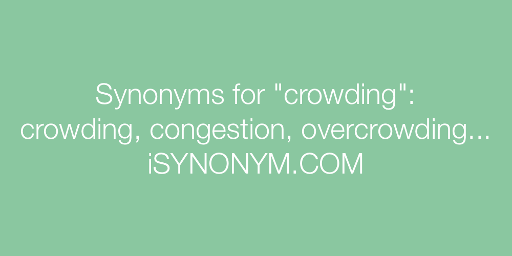Synonyms crowding