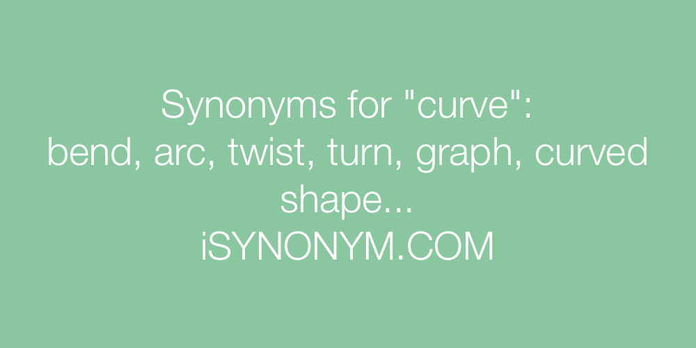 Synonyms curve