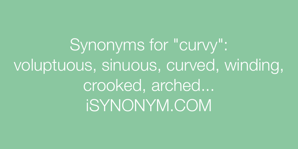 Synonyms curvy