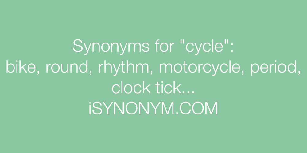 Synonyms cycle