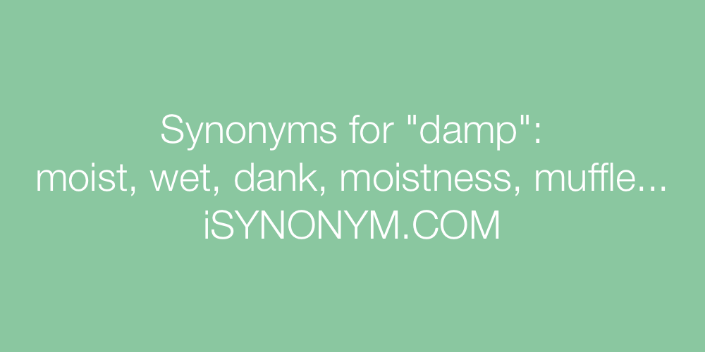 Synonyms damp