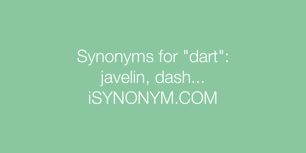 Synonyms dart