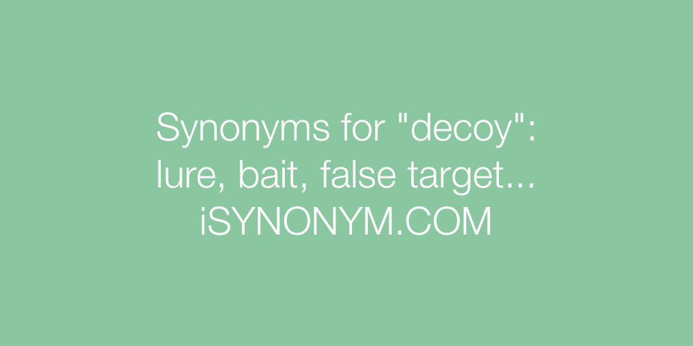 Synonyms decoy