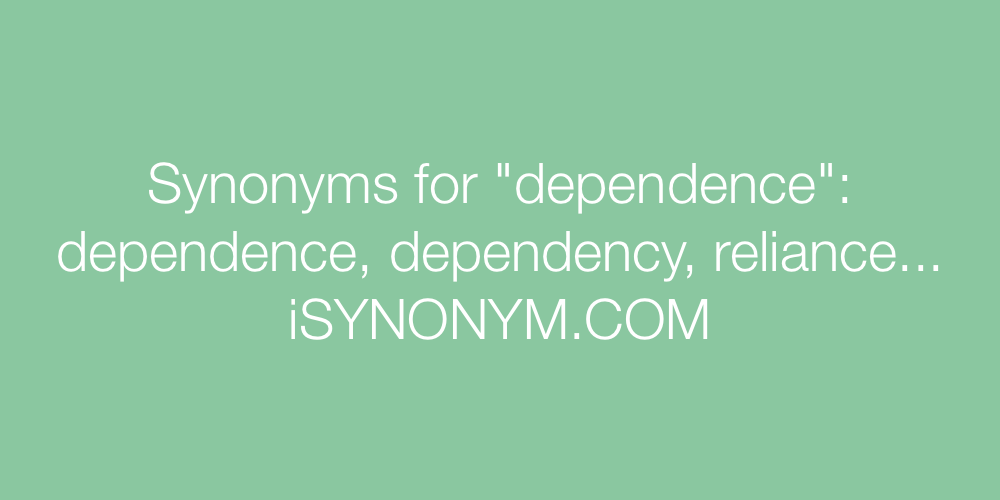 Synonyms dependence