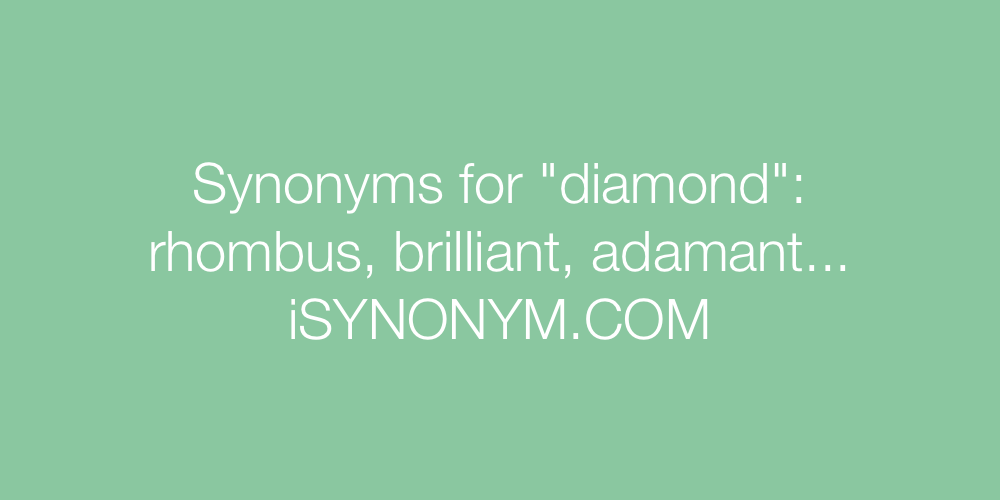 Synonyms diamond