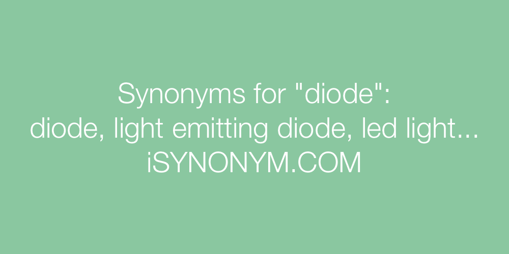 Synonyms diode