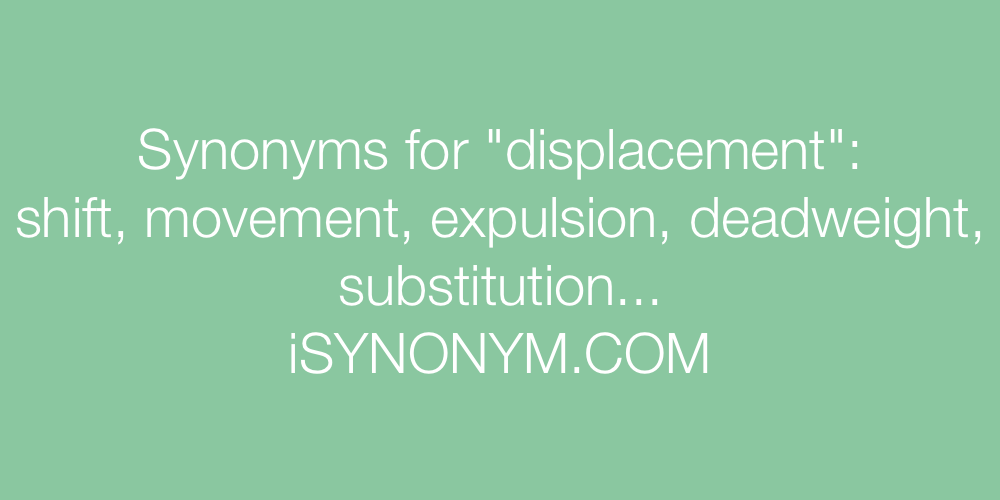 Synonyms displacement