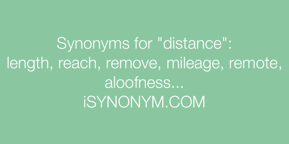 Synonyms distance