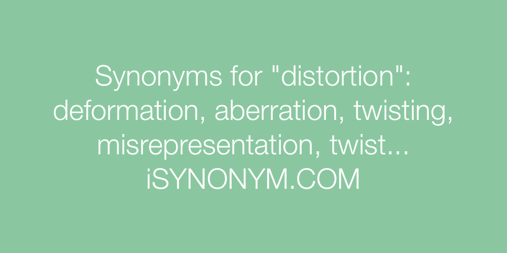 Synonyms distortion