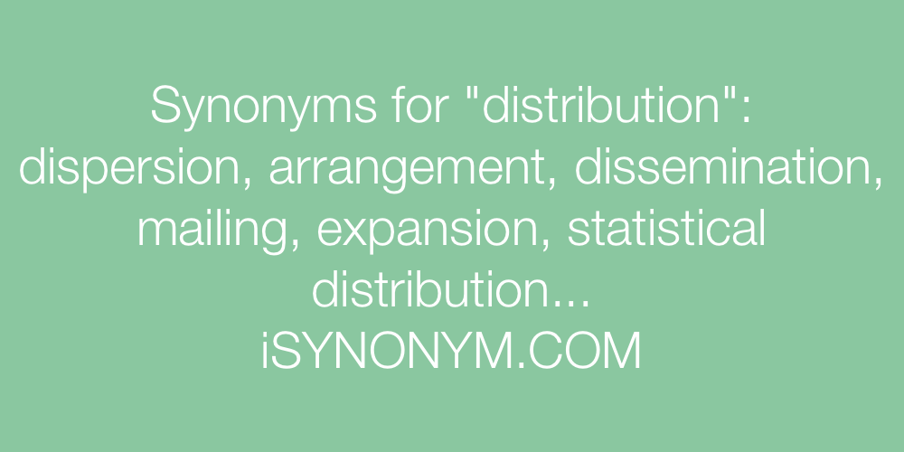 Synonyms distribution