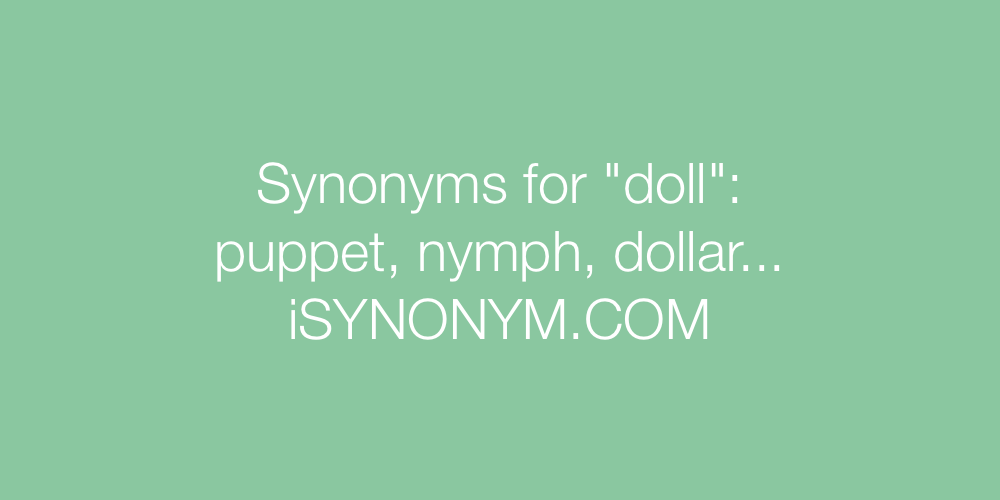 Synonyms doll