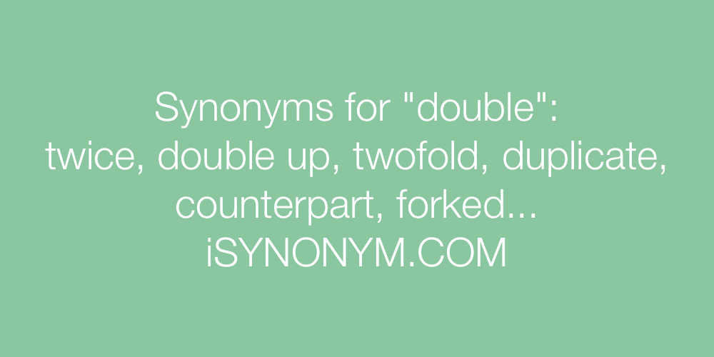 Synonyms double