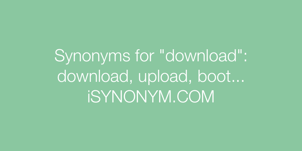 Synonyms download