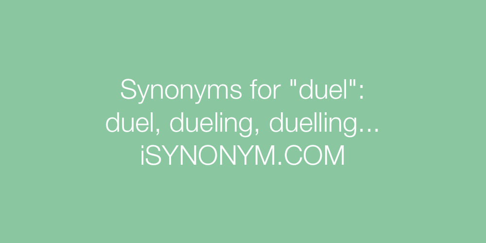 Synonyms duel