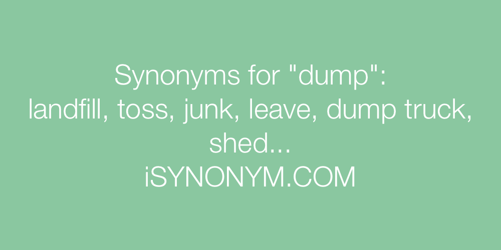 Synonyms dump