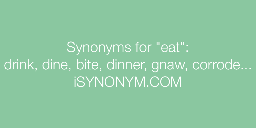 what is a synonym for ready to eat