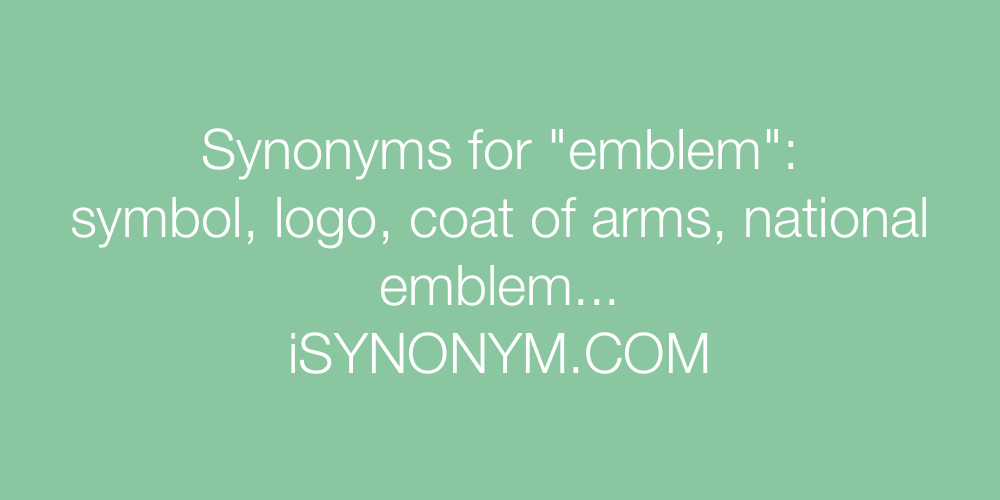 Synonyms emblem