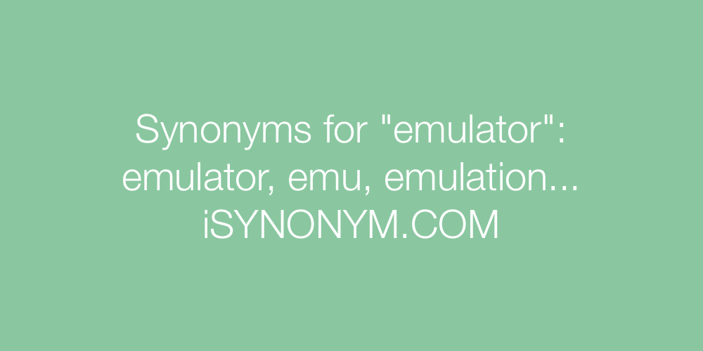 Synonyms emulator