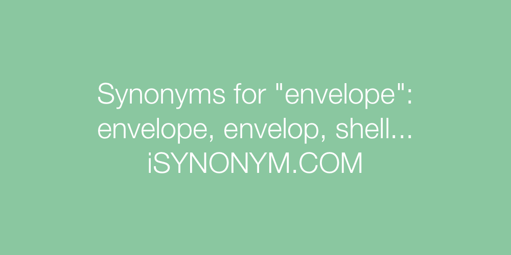 Synonyms envelope
