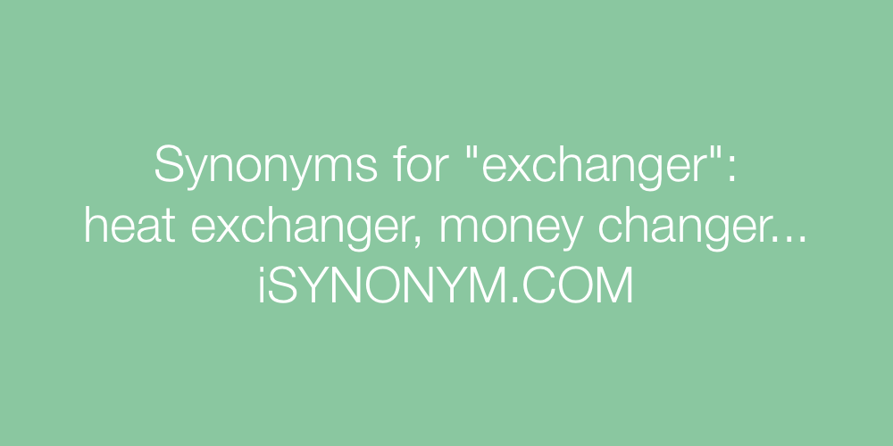Synonyms exchanger