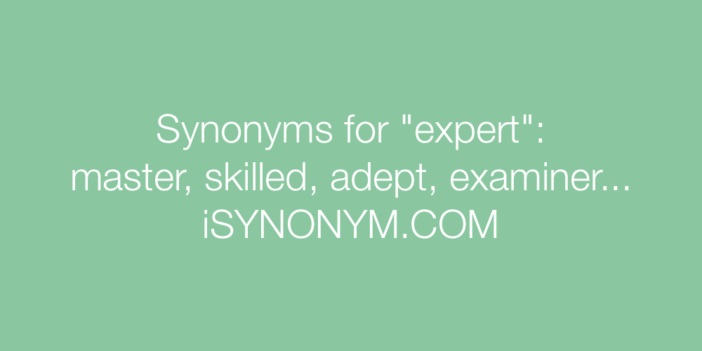 Synonyms expert