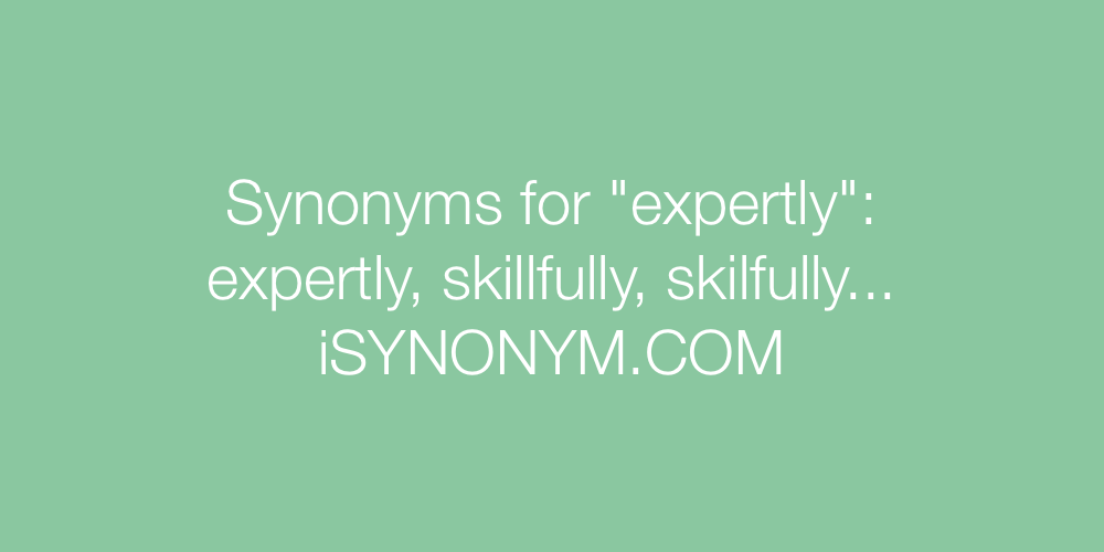 Synonyms expertly