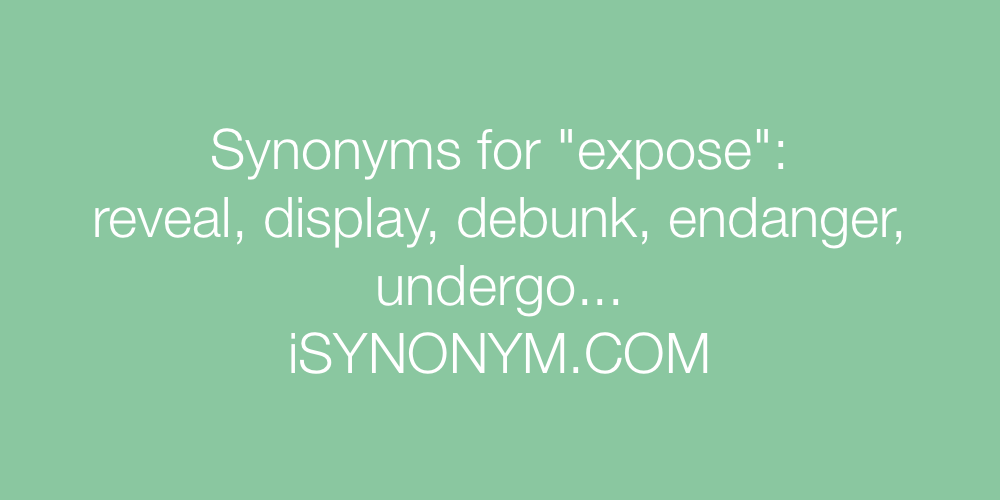 synonym reveal