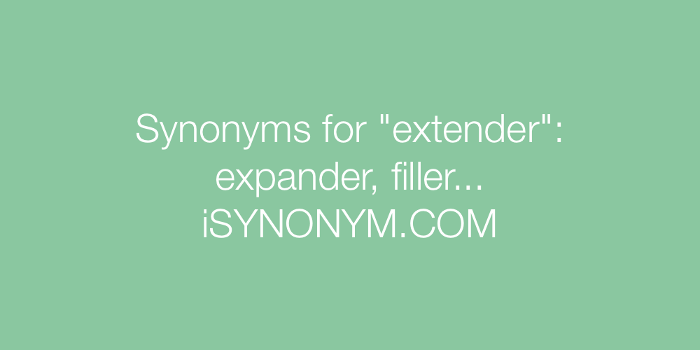 Synonyms extender