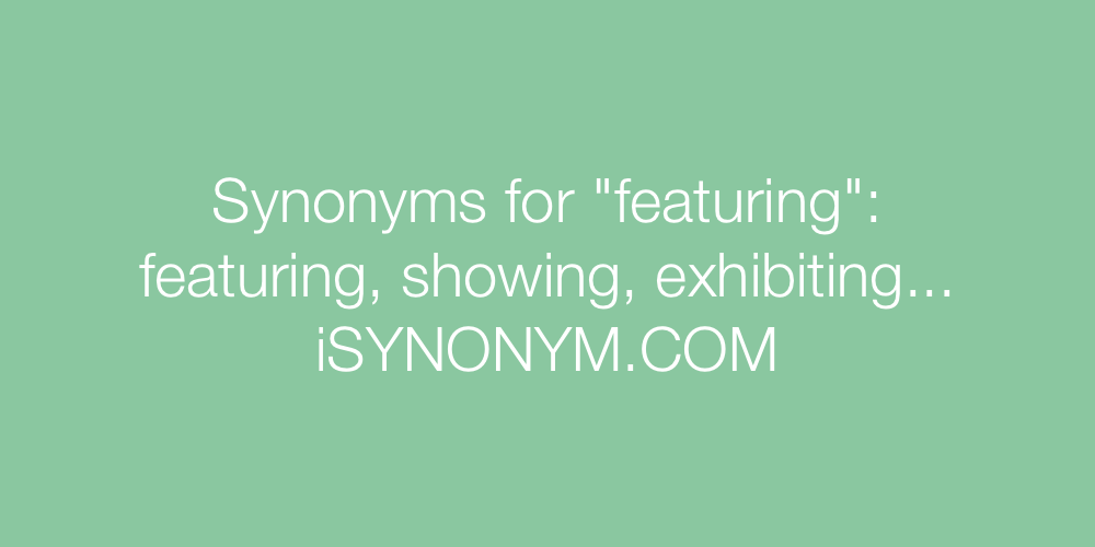 Synonyms featuring