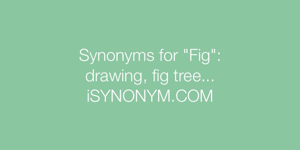 Synonyms Fig