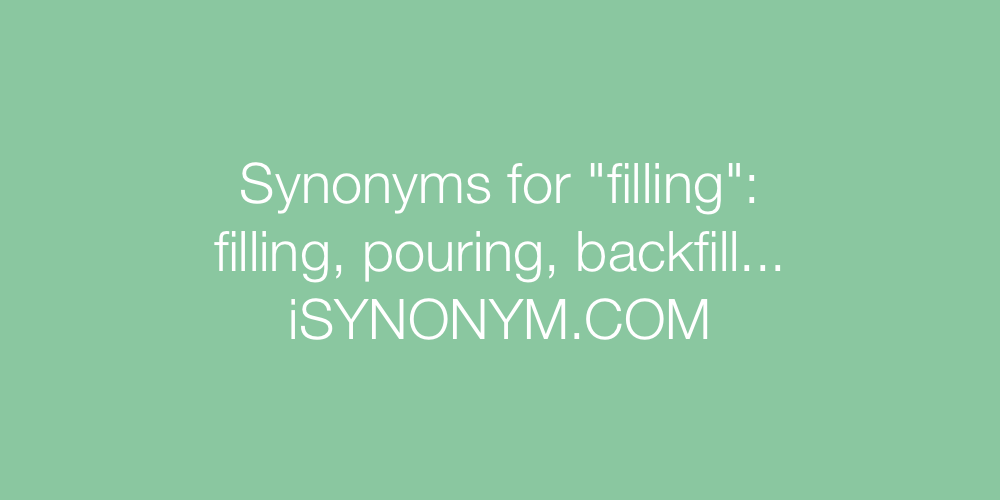 Synonyms filling