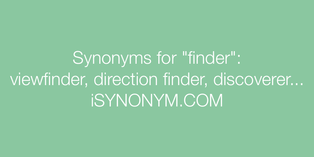 Synonyms finder