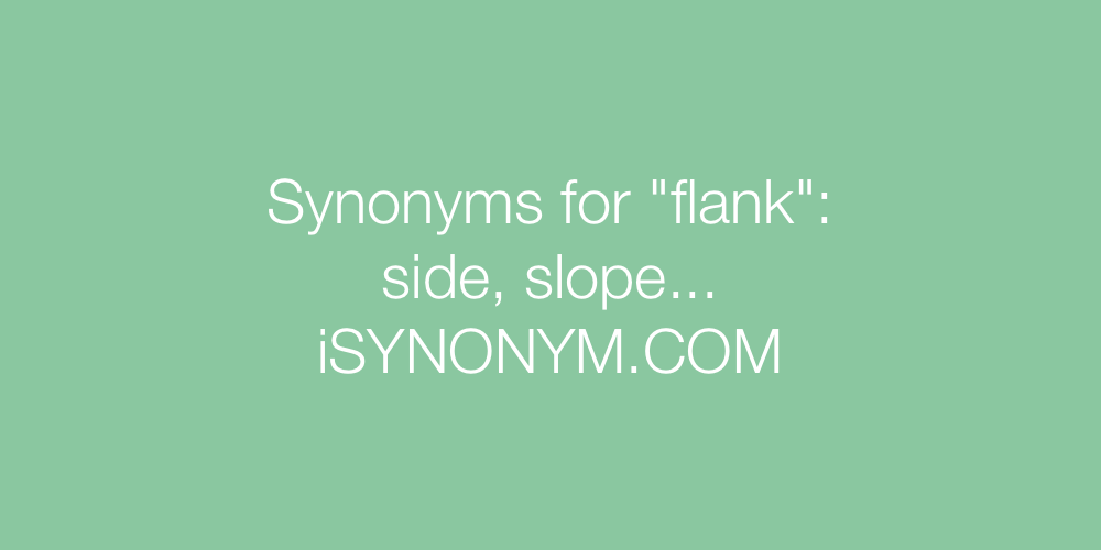 Synonyms flank