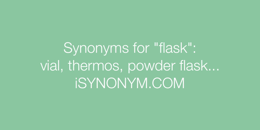 Synonyms flask