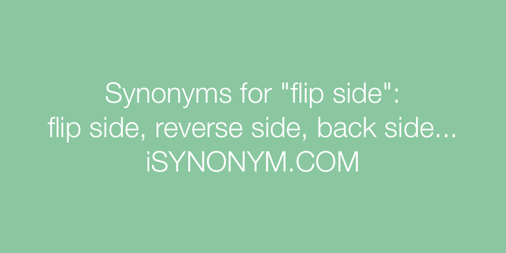 Synonyms flip side