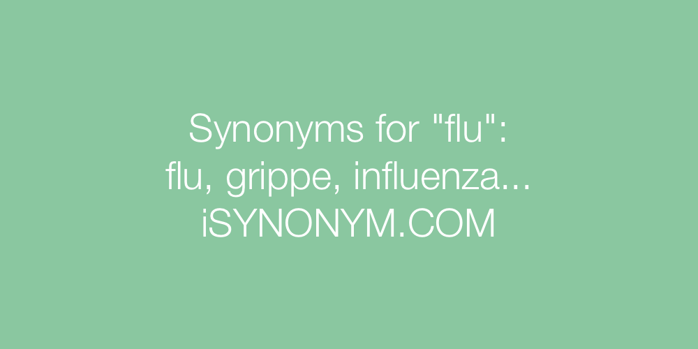 Synonyms flu