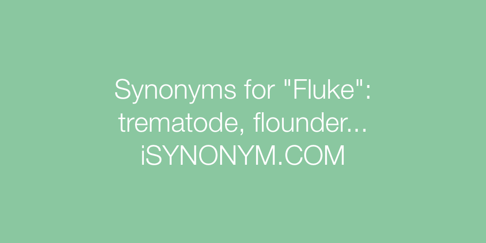 Synonyms Fluke