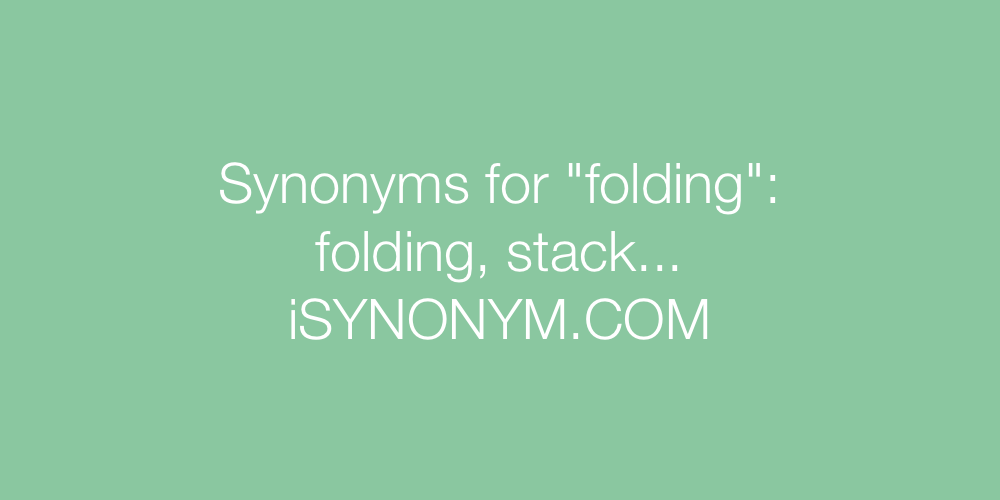 Synonyms folding