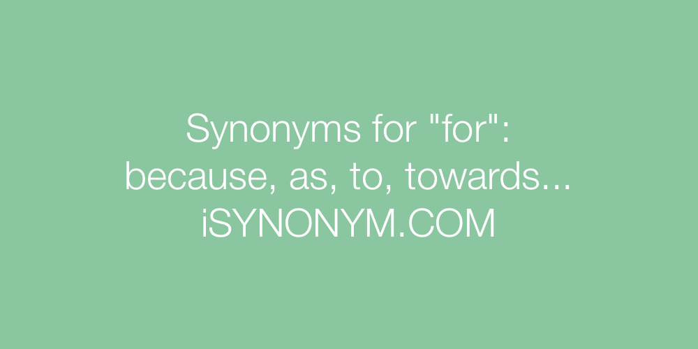 Synonyms for