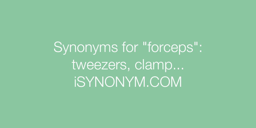 Synonyms forceps