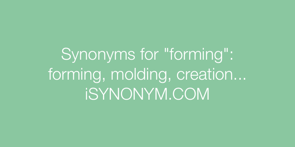 Synonyms forming