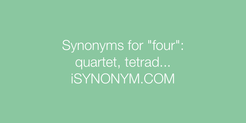 Synonyms four